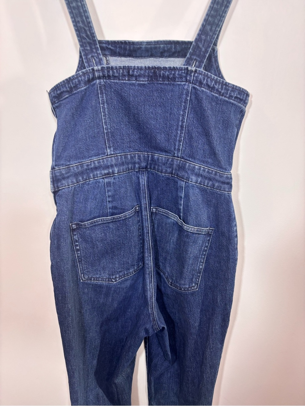 J.Crew Jeans Denim Overall Jumpsuit Size 4 Medium Indigo Basic One Piece K3974 - Picture 7 of 14